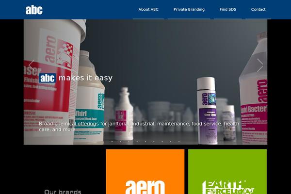 Abc theme site design template sample