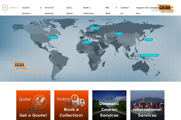 Logistic theme site design template sample