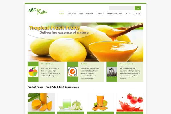 Juicy theme site design template sample