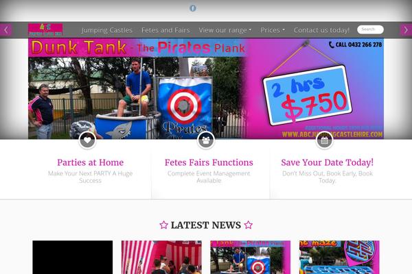 abcjumpingcastlehire.com site used Clinto2