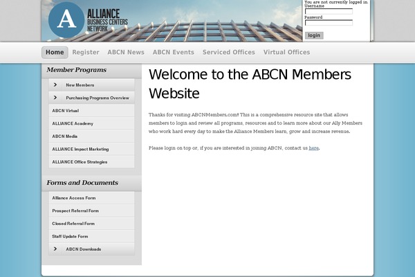 abcnmembers.com site used Memo
