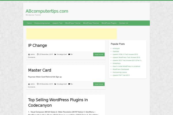 Travelify theme site design template sample