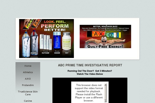 abcreport.net site used Lifevantage