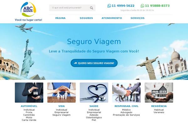 Abc theme site design template sample