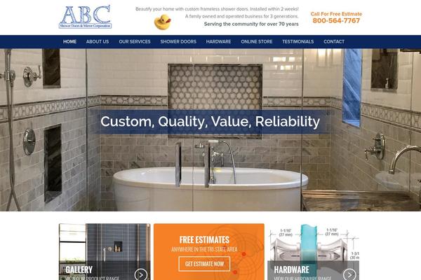 Abc theme site design template sample