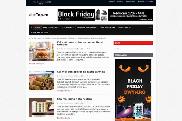 PrimeTime theme site design template sample