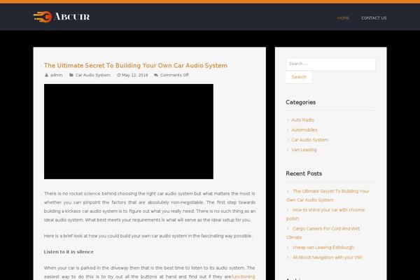 abcuir.com site used The Final Frontier