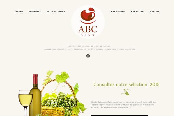 Wine theme site design template sample