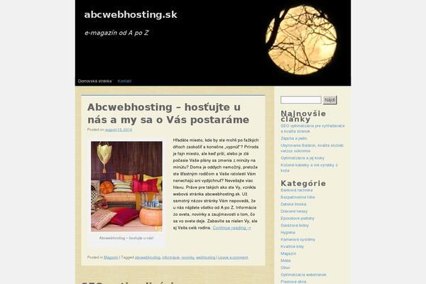 Supermoon theme site design template sample