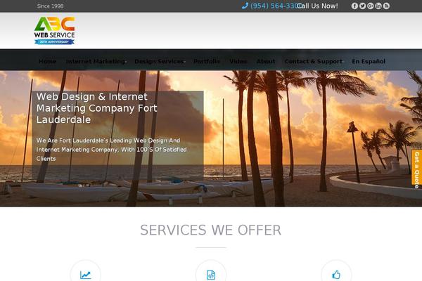 Site using Cherry-portfolio plugin