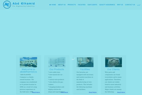 Avas theme site design template sample