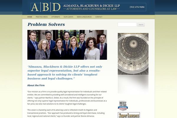 Salient theme site design template sample