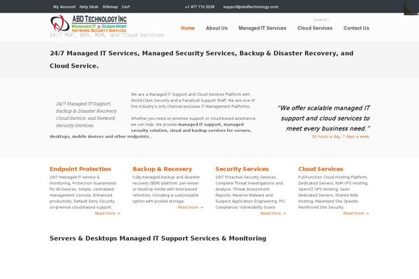 Modernize v3 theme site design template sample