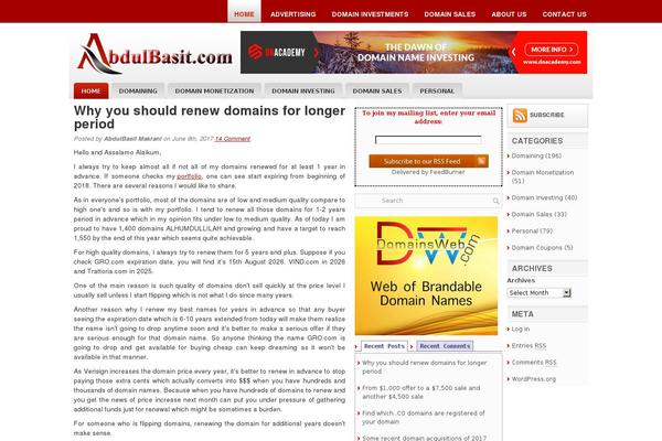 Vertony theme site design template sample