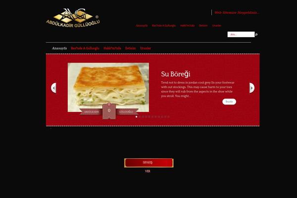 Boutique theme site design template sample