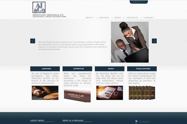 Columbia theme site design template sample