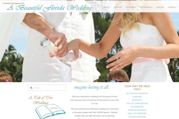 abeautifulfloridawedding.com site used Modern Blogger Pro
