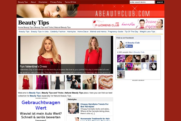 abeautyclub.com site used Minimalistique
