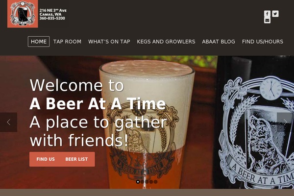 Growler theme site design template sample