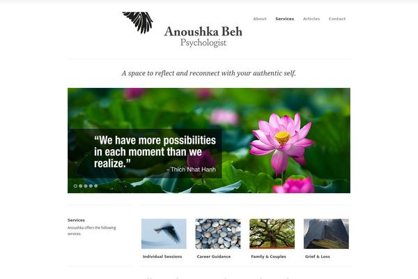 Classica theme site design template sample