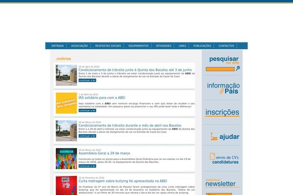 Default theme site design template sample