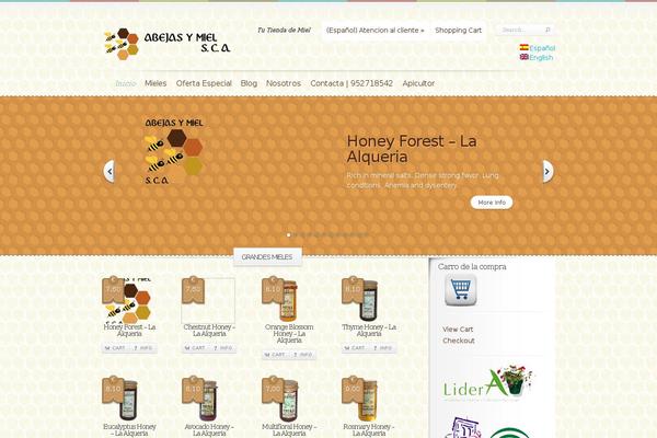 Boutique theme site design template sample