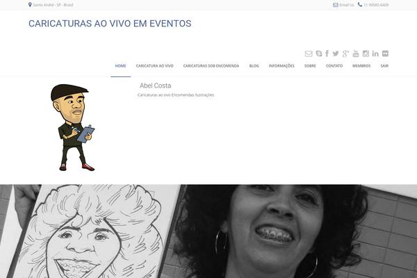 Albar theme site design template sample