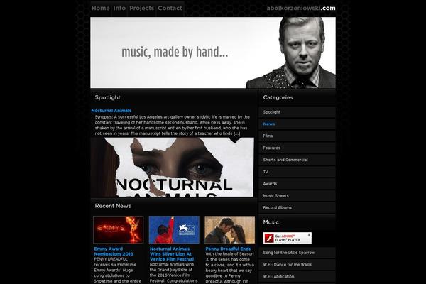 Abel theme site design template sample