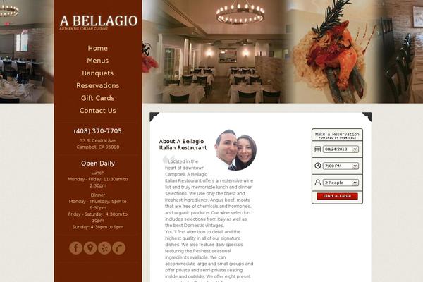 Eatery theme site design template sample