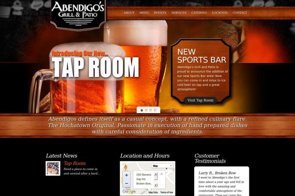 MyCuisine theme site design template sample