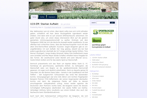 abenteuer-fussball.de site used Big City