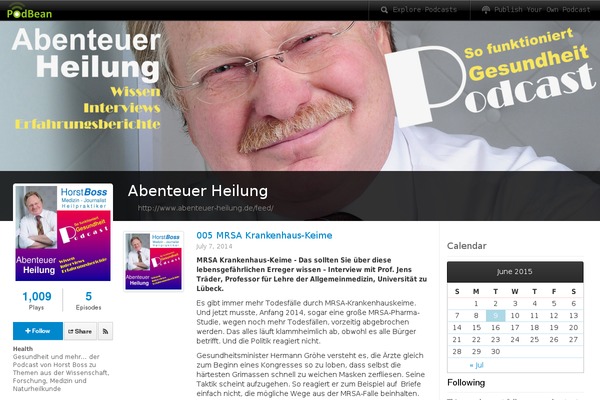 abenteuer-heilung.de site used Frontrow