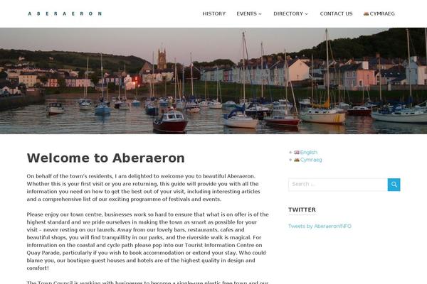 Poseidon theme site design template sample