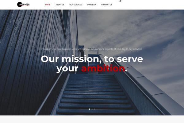 Pofo theme site design template sample