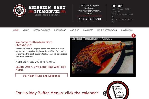Steakhouse theme site design template sample