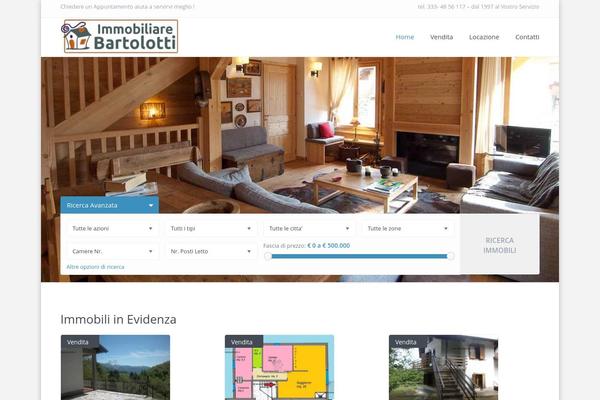 WP Residence theme site design template sample