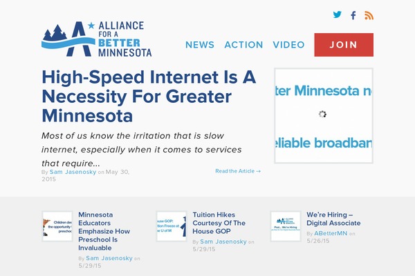 abetterminnesota.org site used Abm