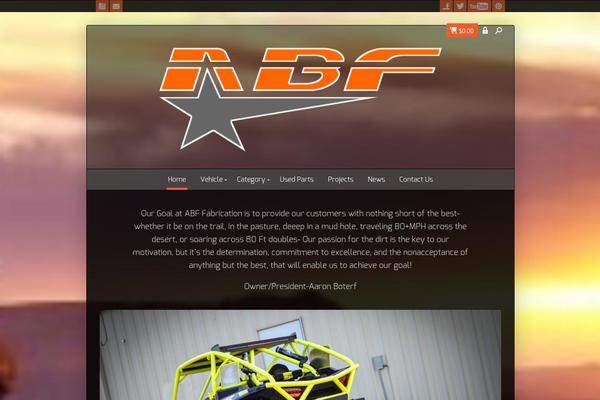 Enfinity theme site design template sample
