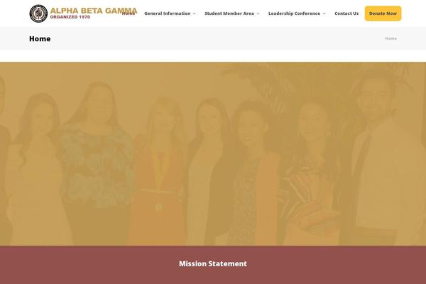 Total theme site design template sample