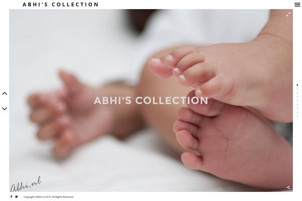 BORDER theme site design template sample