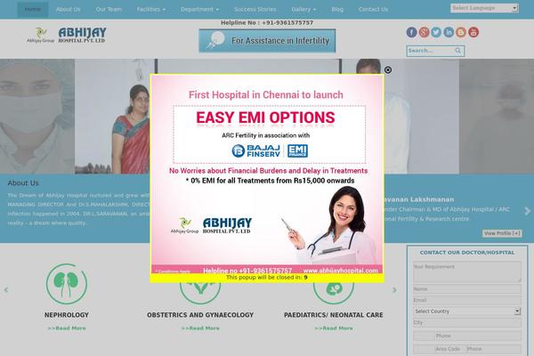 Site using Anvita-enquiry-form plugin