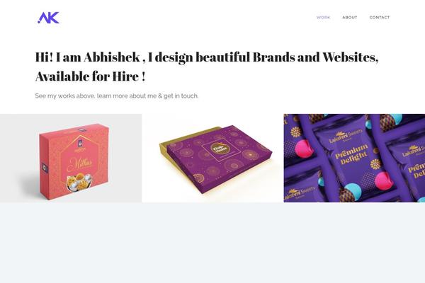 Oshine theme site design template sample