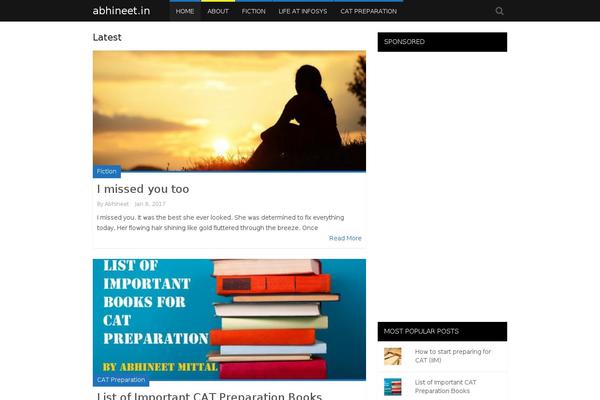 MinimalistBlogger theme site design template sample