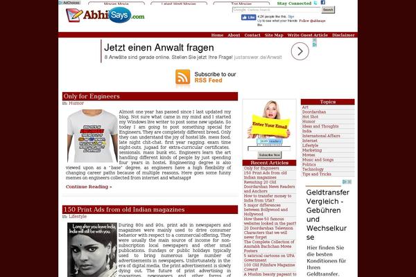 abhisays.com site used Xmark-101