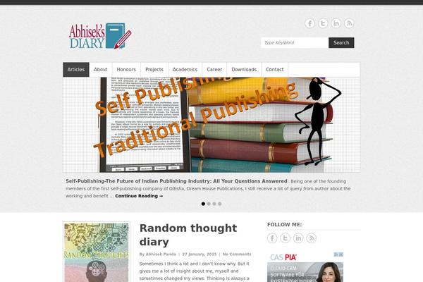 Simple Catch theme site design template sample