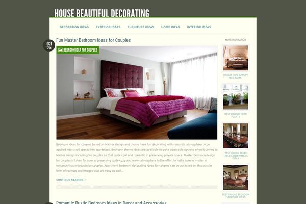 Dejavu theme site design template sample