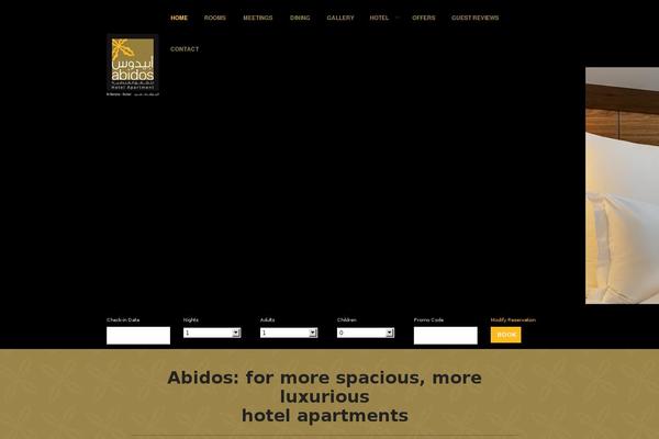 District theme site design template sample