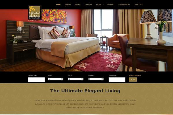 District theme site design template sample