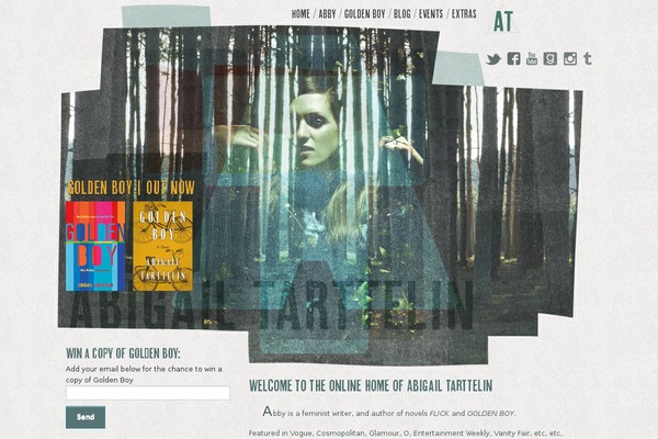 Abby theme site design template sample