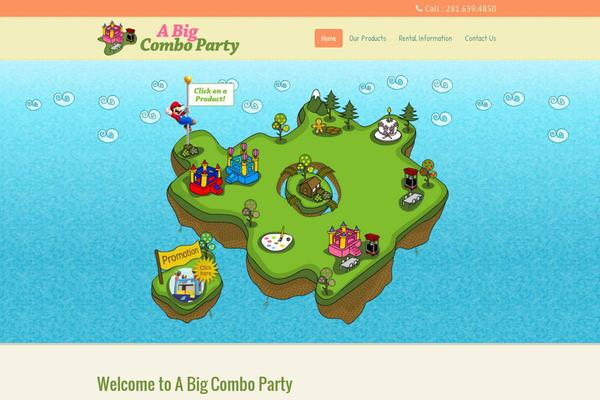 Kids Zone theme site design template sample